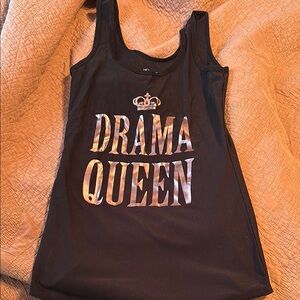 No Boundaries Black Drama Queen Tank Top